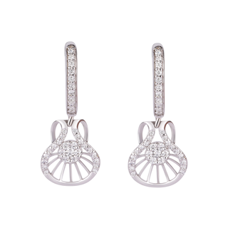 White Gold Art Nouveau Pendant