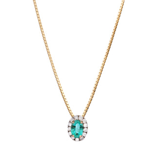 Oval Emerald Earrings