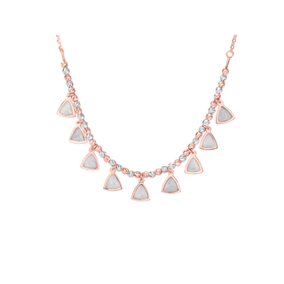 White Velvet Rose Chain