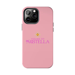 House of Aristella Logo Phone Case in Pink