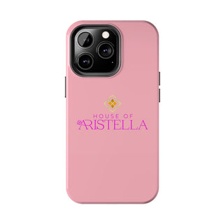 House of Aristella Logo Phone Case in Pink