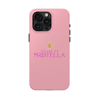 House of Aristella Logo Phone Case in Pink