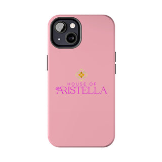 House of Aristella Logo Phone Case in Pink