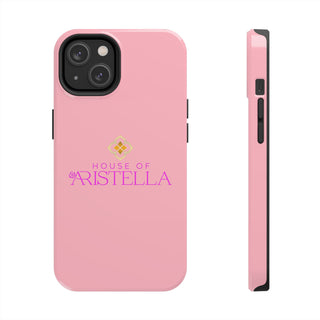 House of Aristella Logo Phone Case in Pink