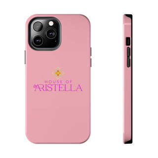 House of Aristella Logo Phone Case in Pink