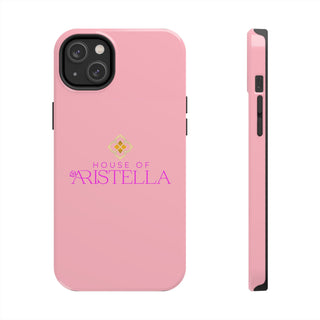 House of Aristella Logo Phone Case in Pink