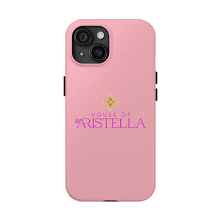 House of Aristella Logo Phone Case in Pink