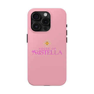 House of Aristella Logo Phone Case in Pink