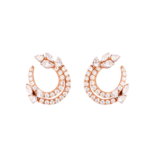 Verdure Veil Diamond Earrings