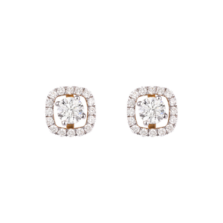 Detachable Diamond Stud Earrings