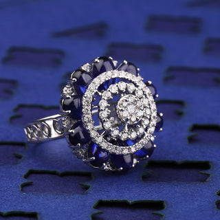 Blue Medisa Ring