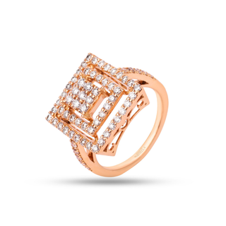 Layered Diamond Ring