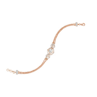 Hexagon Moissanite Bracelet