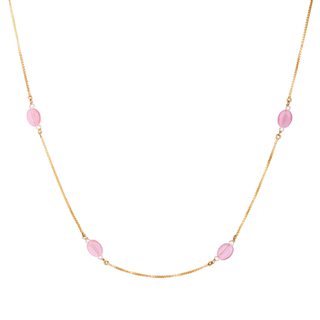 Pink Tourmaline Chain